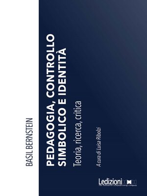 cover image of Pedagogia, controllo simbolico e identità